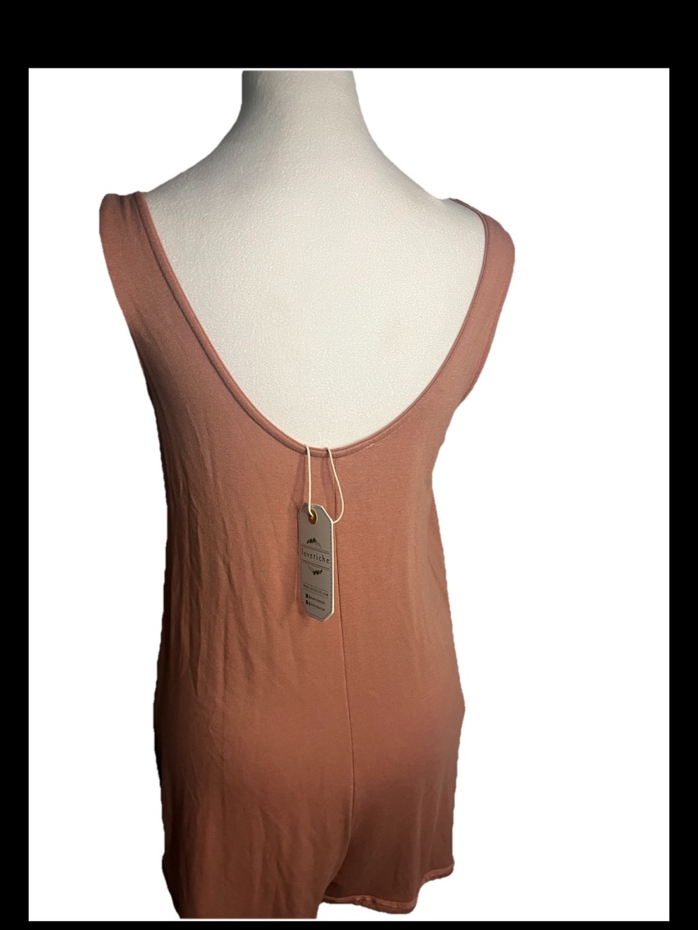 NWT Loveriche Short Pull On Romper with pockets Small - Picture 2 of 4